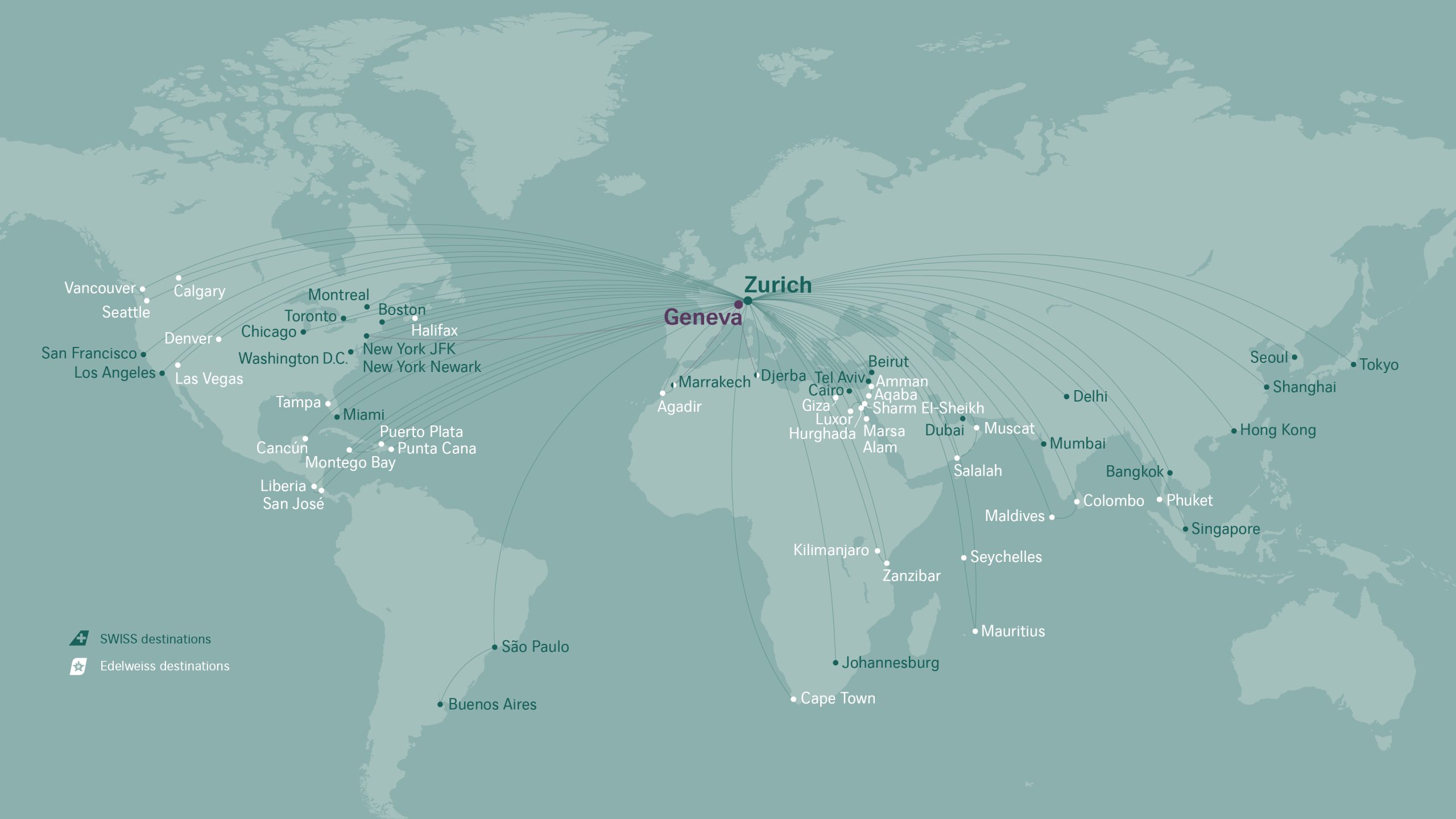 New destinations | SWISS