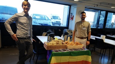 Peer and Jesse from the Proud@SWISS Core Team