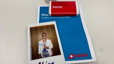 Alice's Polaroidbild vom Intro Day