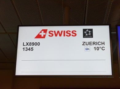 Sondermission mit Flug von ZRH nach ZRH. 