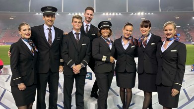 Our charming crew at Weltklasse Zurich