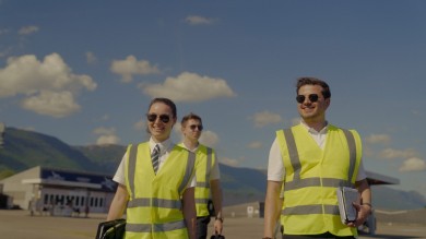 In the next part of our series, we accompany student pilot Venisa to Grenchen.