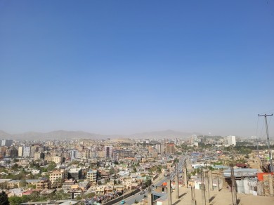 Blick über die Dächer von Kabul.