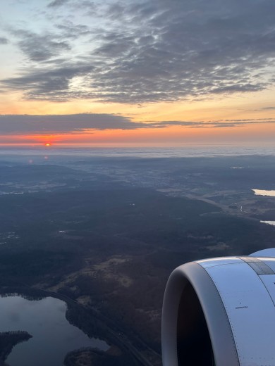 The landing approach in Gothenburg couldn’t have been more beautiful.
