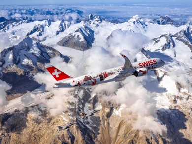 With perfect flying conditions and views of iconic landmarks like the Matterhorn and the Brienzer Rothorn, this flight was as breathtaking as it was historic.