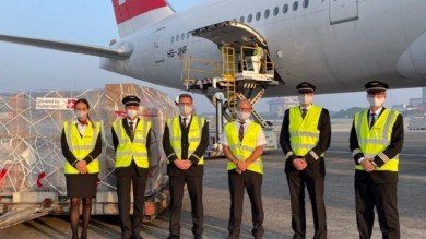 Swiss WorldCargo is proud to have been able to support the ongoing fight against the COVID-19 pandemic