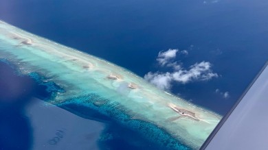 The Marshall Islands are made up of islands and atolls