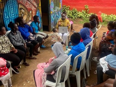 EmpowerHer project of the Nivishe Foundation in Kibera, Kenya