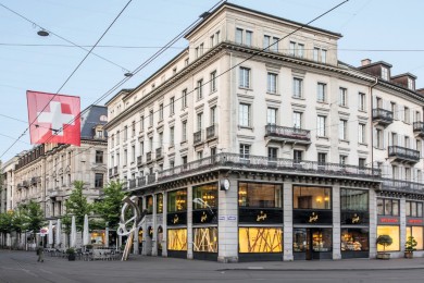 Verkaufsfiliale V1 von Spruengli am Paradeplatz am Freitag, 31. Mai 2019, in Zuerich. (KEYSTONE/Christian Merz)
