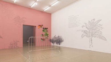 The first exhibition room at the Aargauer Kunsthaus for Ishita's solo exhibition.  Image: Nathanael Gautschi