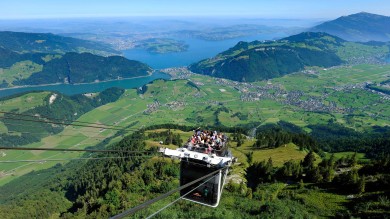 Komfortabel zum Gipfelglück: Rundweg Stanserhorn.