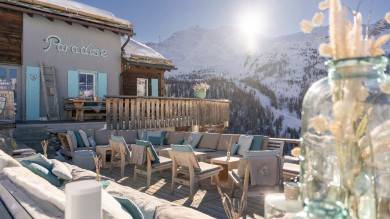 Lifestyle Alpine gem with views of the Matterhorn: "@Paradise" in the hamlet of Findeln above Zermatt.