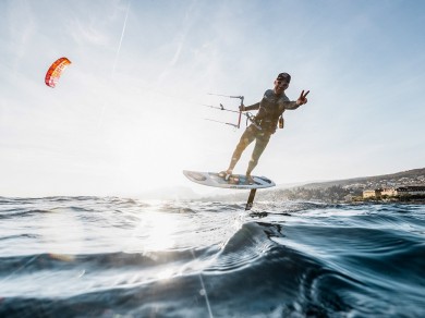 Light and compact: The new Marabou kite is an innovation in the industry.