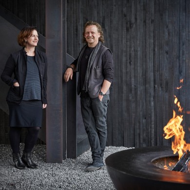 The two founders of Feuerring: Andreas Reichlin and his partner Beate. 