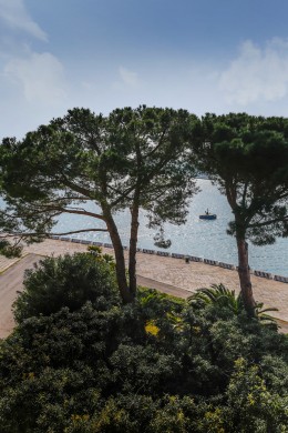 Brindisi is a port city, but is situated on an estuary that looks like a wide river.