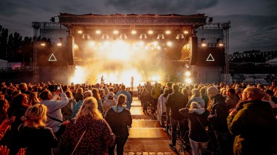 Bühne, Draussen, Konzert, Musik, Outdoor, Seebühne, Wasser, Waterfront