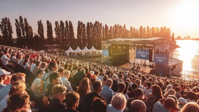 Bühne, Draussen, Konzert, Musik, Outdoor, Seebühne, Wasser, Waterfront