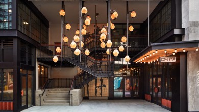Das Ace Hotel zeichnet sich durch einen lässig-industrielen Stil aus.