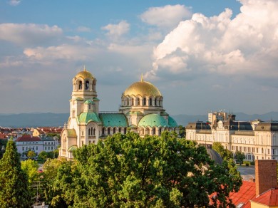 One of Bulgaria’s most recognisable landmarks, St Alexander Nevsky Cathedral dominates Sofia’s cityscape.