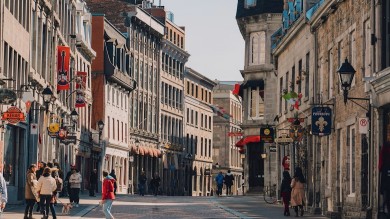 Vieux-Montreal verbindet europäisches Flair mit nordamerikanischem Puls.