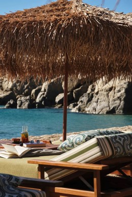 lounger on a beach 