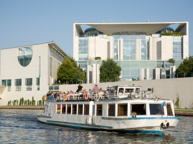 Berlin, Schifffahrt auf der Spree, 10.10.2008
