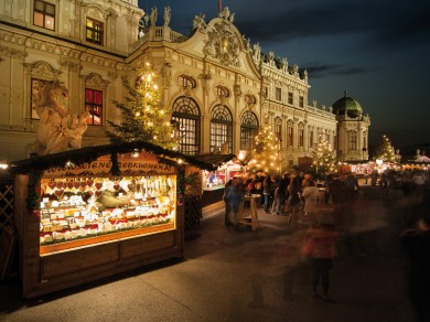 Christmas Village at Belvedere Palace