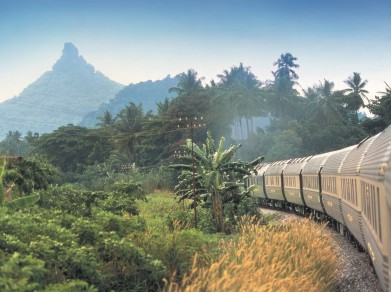 Der Eastern & Oriental Express durchquert den dichten Dschungel Malaysias – eine aussergewöhnliche Reise durch eine der geheimnisvollsten Landschaften Südostasiens.
