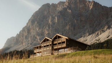 Hoch über Ehrwald gelegen, verschmilzt das Eriro harmonisch mit der alpinen Berglandschaft.