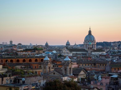 Rome mit Blick auf den Vatikan