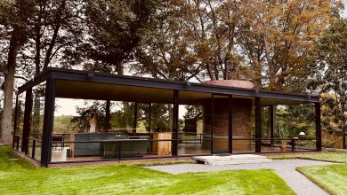 The Glass House - an icon of mid-century architecture.