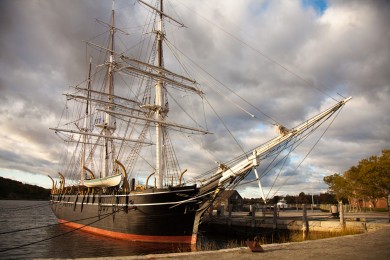 The Charles W. Morgan, the oldest surviving whaling ship in the world.