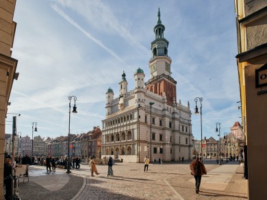 Poznań’s Town Hall on the Old Market Square is considered one of the finest examples of Renaissance architecture in Central Europe.